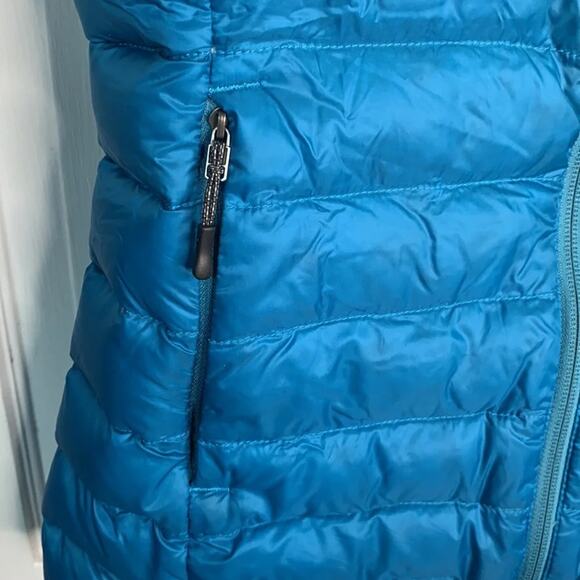 REI Co-Op Women’s Down Vest in Turquoise Blue W-189 Size XS - Picture 2 of 8